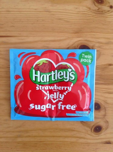 Hartley's Sugar Free Jelly Strawberry Flavour Twin Pack Diabetics FREE POST - Picture 2 of 3