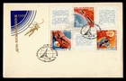 DR WHO 1968 RUSSIA FDC SPACE INSCRIPTION BLOCK? R51917