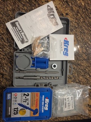Kreg Jig R3 Pocket Hole System AND box of 2 1/2 Blue Kote Coarse Screws 125
