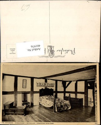 401976,England Stratford-upon-Avon Shakespeares Birthplace Birthroom Innenansich