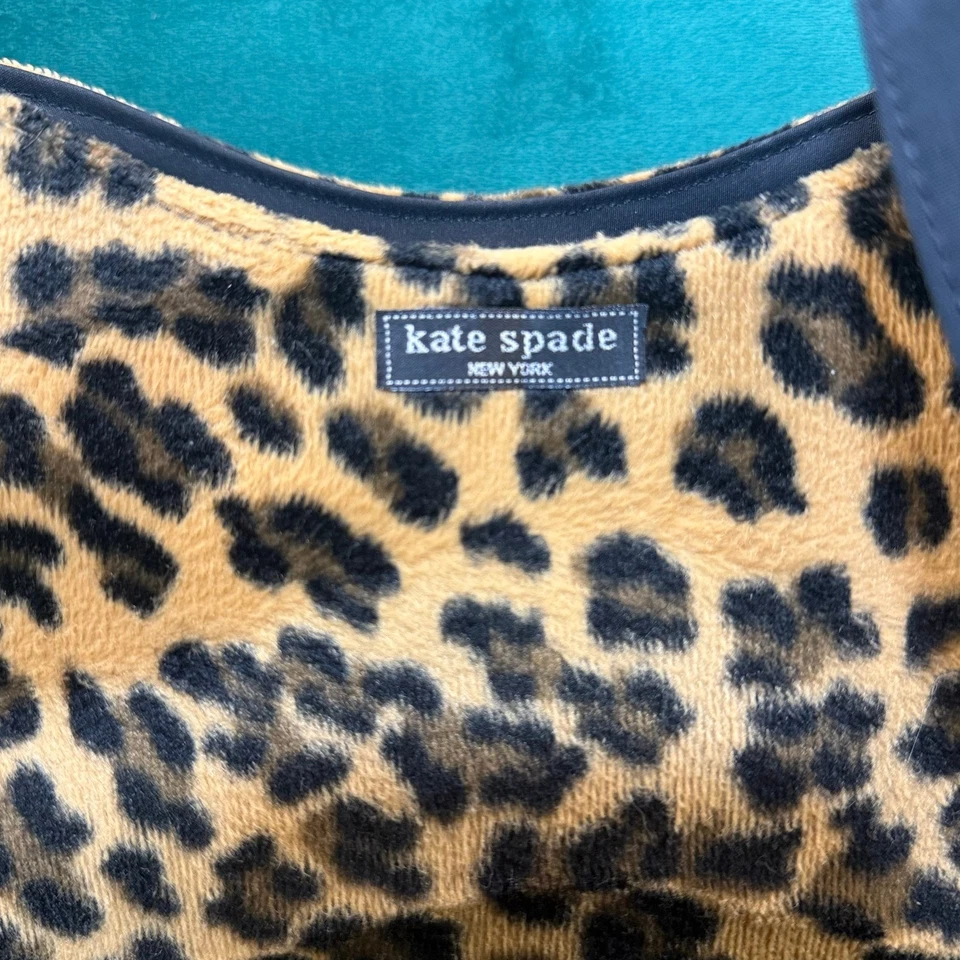 Bolso de Hombro Kate Spade Estampado Leopardo Y2K Hecho en Corea Foto 2 de 4