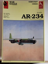 Hobbycraft 1671 1/48 Arado Ar 234 Jet Bomber Model Kit with decals and resin