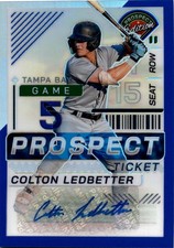 2024 Panini Prospect Edition #134 Colton Ledbetter Blue Holo #/149