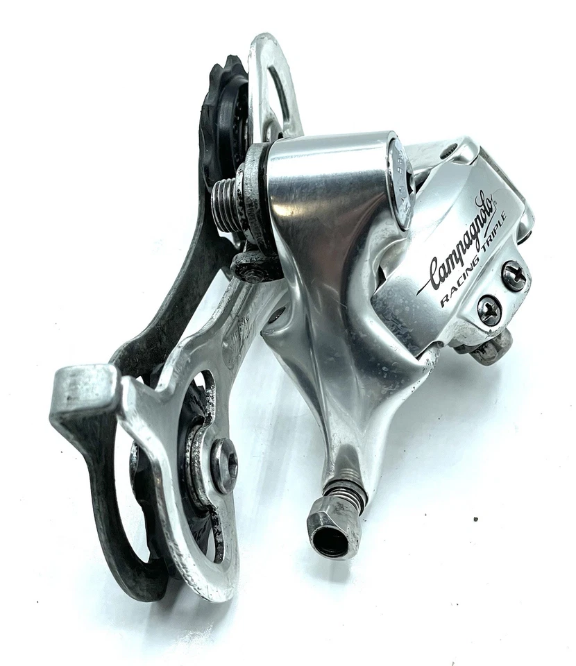 Desviador trasero vintage Campagnolo Racing triple jaula larga vintage Campy 8s Foto 4 de 4
