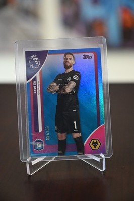 2025 Topps EPL Jose Sa #290 /150 Blue Sparkle