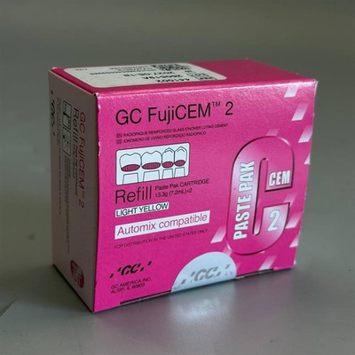 #ad GC FujiCEM 2 Refill package Light Yellow 2 Catridges Automix Compatible 004714 $150.00