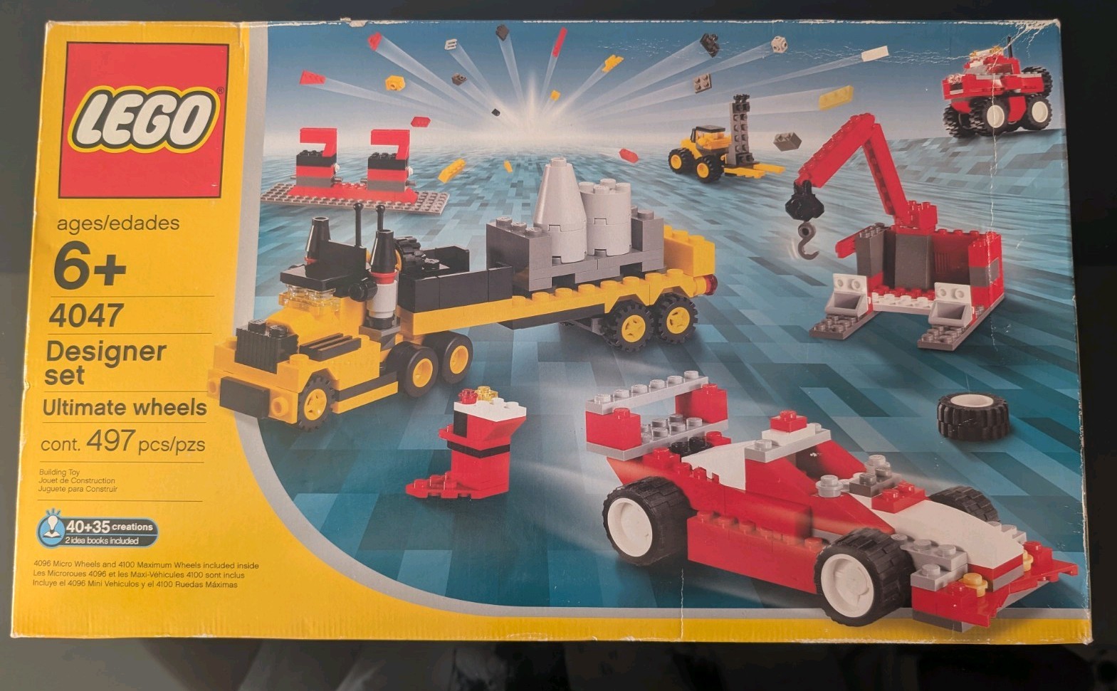 2003 Lego Designer Set - Ultimate Wheels - 4047 - (Kohl's Ex