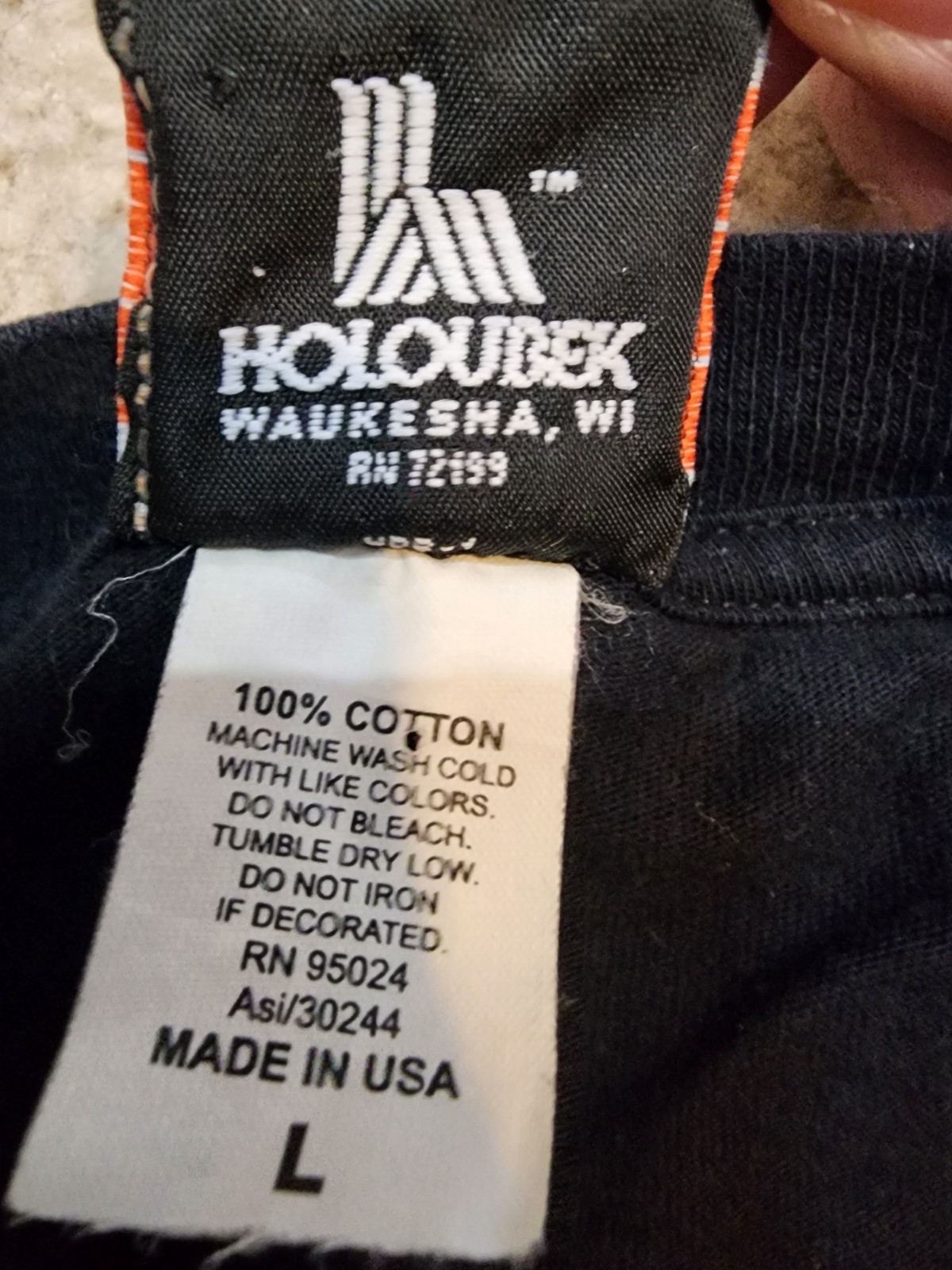 Vintage 80's 90's Holoubek Harley Davidson Shirt Large Bald Eagle Train Roanoke image 4