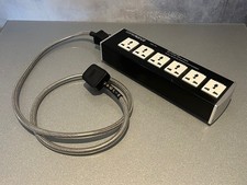 Consonance PW-3 6 Gang/Way Power conditioner mains Block and ISOl-8 Mains Cable