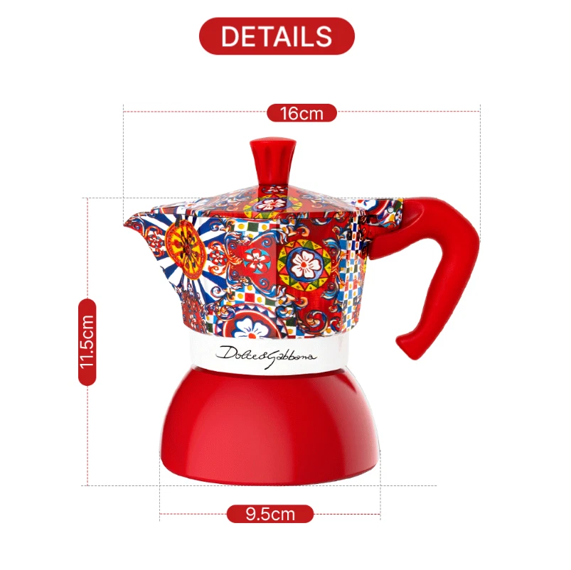 Bialetti Dolce & Gabbana Moka Pot - Thumbnail 4