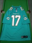 Mens Large Nike NFL Miami Dolphins #17 Ryan Tannehill Blue Football Jersey