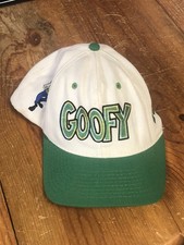 Vintage Goofy The Disney Store Embroidered Adult Snapback Hat Cap READ 
