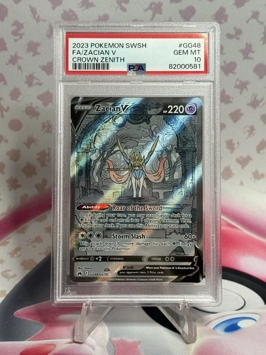 Zacian V GG48/GG70 SWSH: Crown Zenith: Galarian Gallery Holo PSA 10