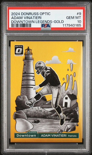 Adam Vinatieri [Gold] #9 2024 Panini Donruss Optic Downtown Legends card
