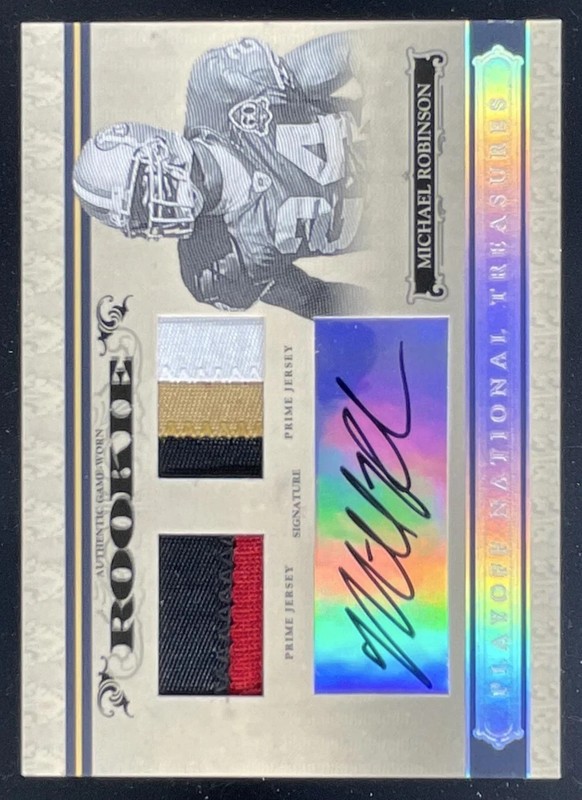 2006 Playoff National Treasures #134 Michael Robinson Autograph RC Auto /99