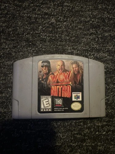WCW Nitro (Nintendo 64 N64 1999) Authentic - Cartridge Only - Tested and Working