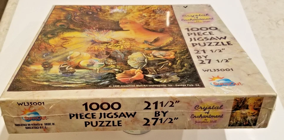 Crystal Of Enchantment Josephine Wall 1000 Piece Jigsaw Puzzle 1996 New Sealed - Image 4 of 4