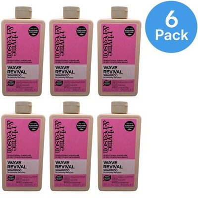 Rhyme & Reason Wave Revival Shampoo for Wavy Hair Rosemary Serum 12oz 6 Pack