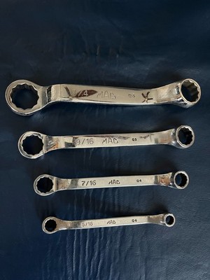 MAC TOOLS - SET OF 4 - Long Deep-Offset Double-Box Wrench