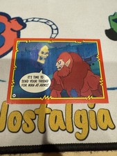 Masters of the Universe 1984 He-Man Topps Card  38 Skeletor Beast Man