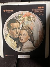 Casablanca CED Laser Disc OOP. Preowned