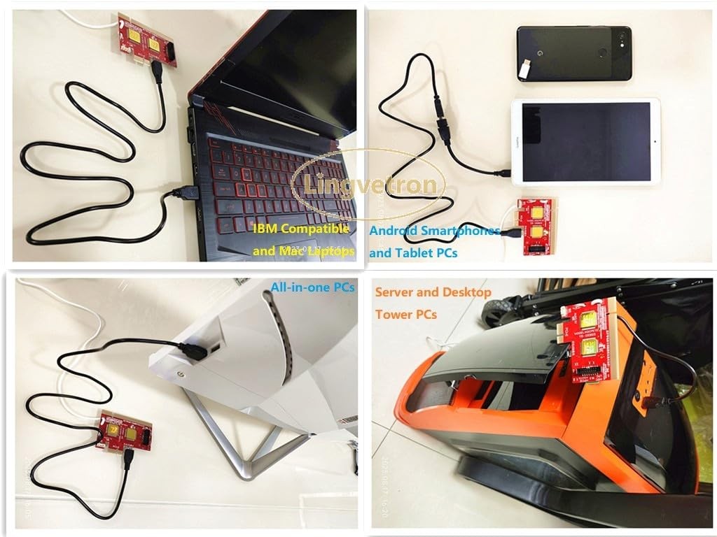 New USB PCIe Motherboard Diagnostic Tester Kit Computer BIOS Post Test ...