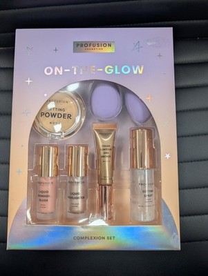 Profusion On-The-Glow 7-teiliges Teint-Set neu im Karton (S5)