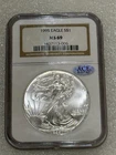 1995 Silver Eagle  NGC MS 69 Brown Label ~ PRISTINE ~ ACE VERIFIED  (006)