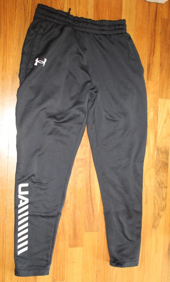 Joggers deportivos Under Armour para hombre - negros, borgoña oscura talla S - Lote de 2 Foto 3 de 4