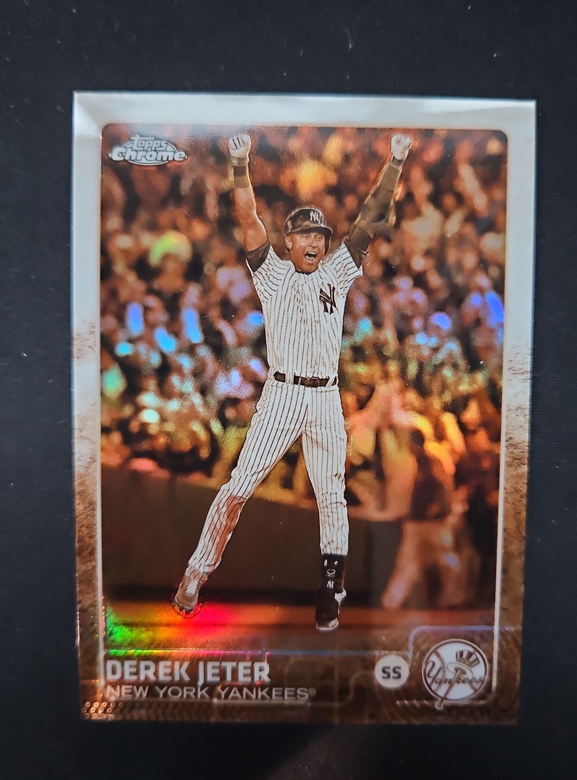 2015 Topps Chrome - Derek Jeter #1 Sepia Refractor