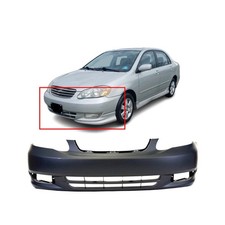 2003-2004 Toyota Corolla Sedan Ce Le Front Bumper Cover To1000240 5211902915 2003-2004 Toyota Corolla Sedan Ce Le Front Bumper Cover To1000240 5211902915