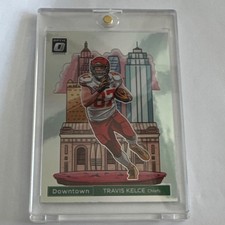 Panini Donruss Optic Downtown Prizm Travis Kelce #7 NFL Chiefs 2024