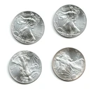 Lot of 4 Silver 2013 American Eagle 1 oz. Fine .999 US oz Coins