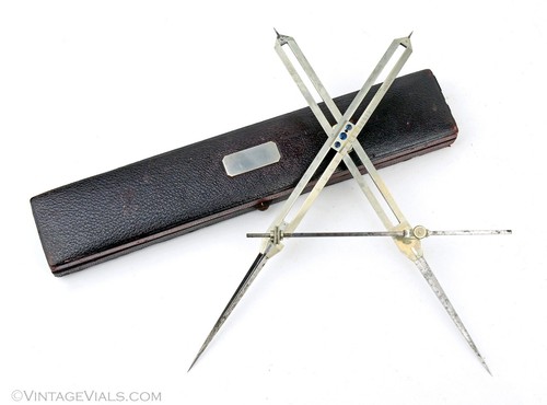 HOLTZAPFFEL German Silver Proportional Dividers in Original Box