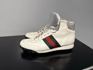 Gucci Signature Spike High 'Blanc Homme Taille 9,5