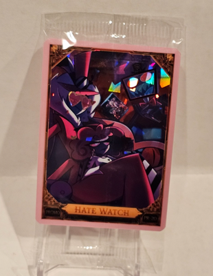 カード・フォト・ブロマイド Hazbinhotel pink cracked ice Hate watch HATE WATCH Pink Cracked Ice Promo Hazbin Hotel PR-20 LIMITED