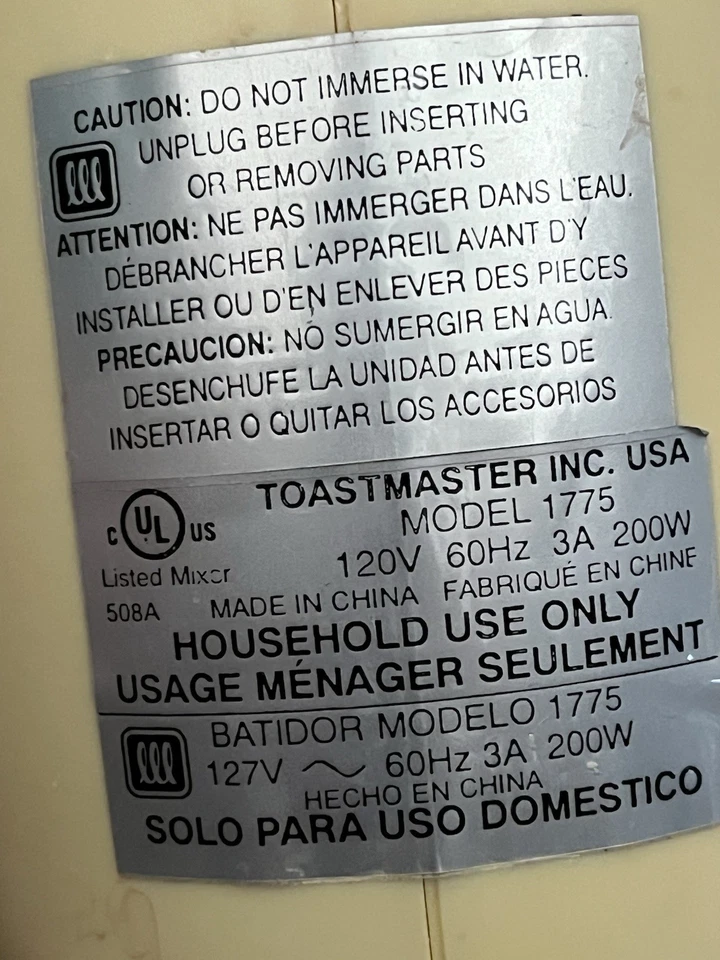 Mezclador de mano marca Opera vintage usado Foto 4 de 4