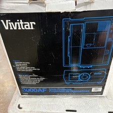 Vintage Vivitar 3000AF Auto Focus 35mm Carousel Slide Projector  Not Tested 