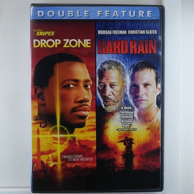Drop Zone / Hard Rain DVD 1994 1998 Double Feature Wesley Snipes Morgan Freeman