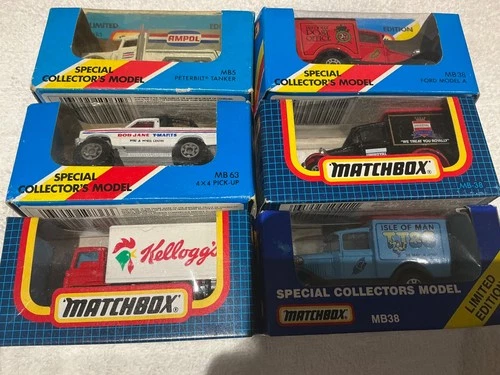 6x Vintage Matchbox MB  Cars Mixed Lor Special. Limited New Opened Boxes