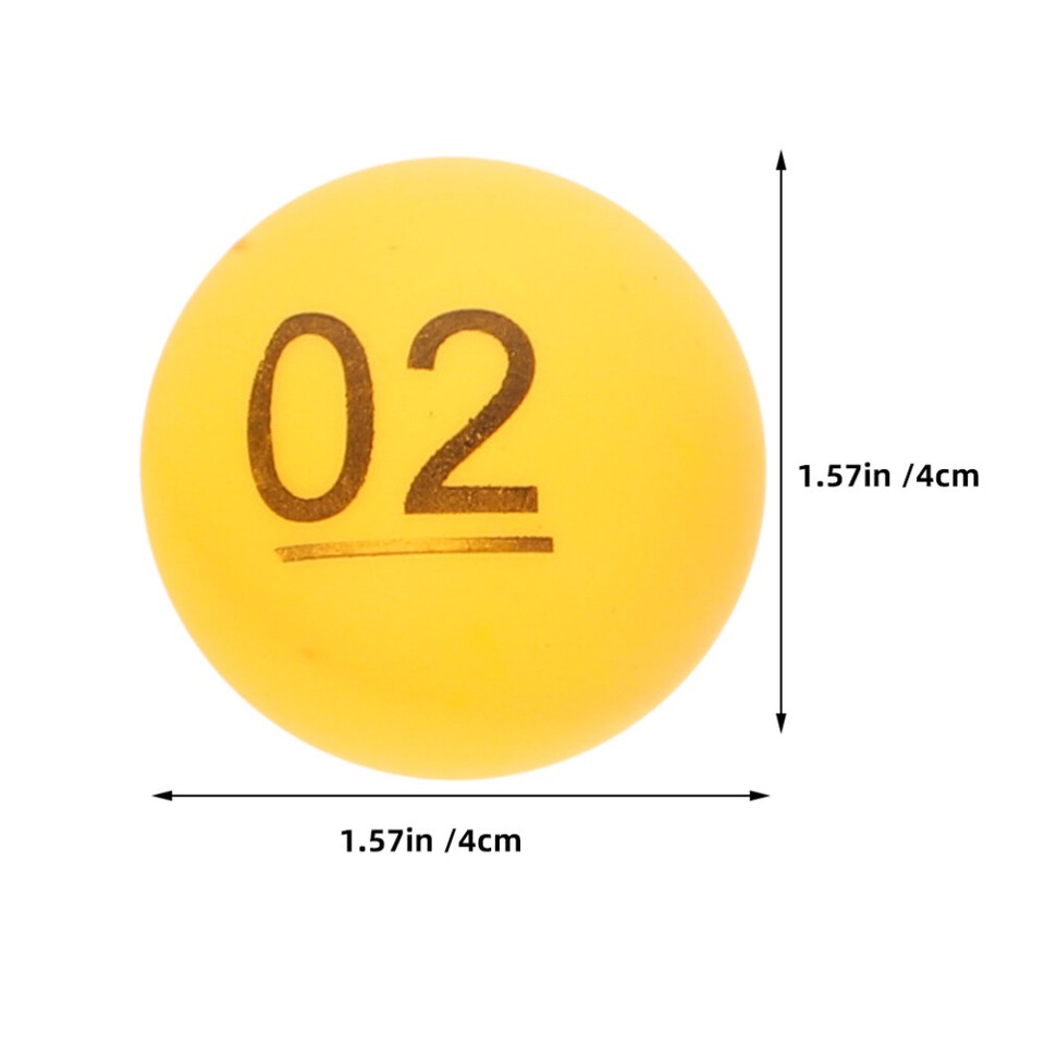 30pcs Party Game Balls Plastic Numbered Balls Small Balls Game Props eBay