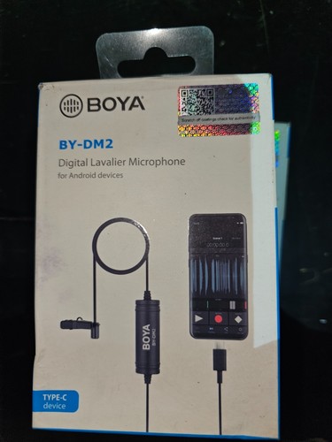 *New* Boya BY-DM2 Digital Lavalier Microphone For Android Devices - 第 1/1 張圖片