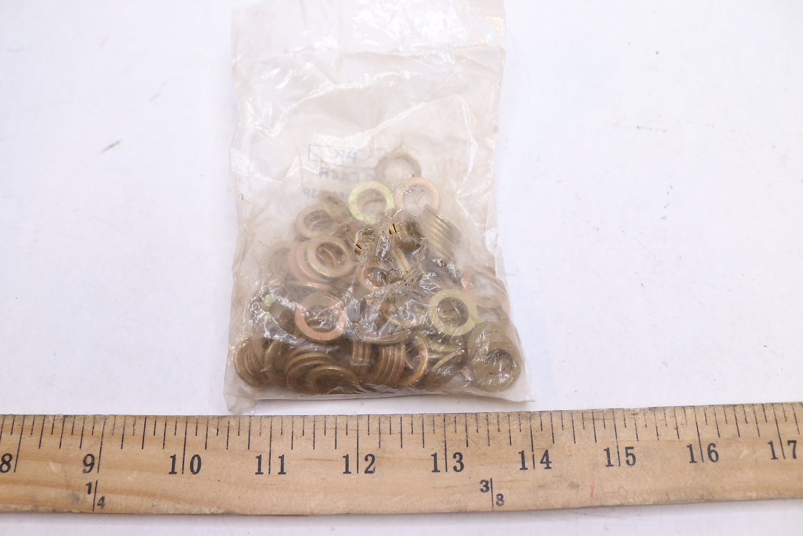 (100-Pk)Flat Washer Carbon Steel Cadmium Plated Finish 3/8