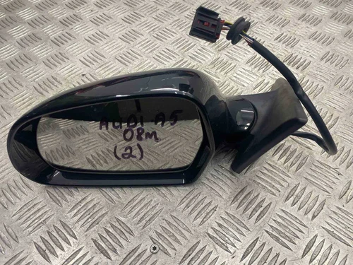 AUDI A5 COUPE 2007-2016 LEFT WING MIRROR BLACK 020931