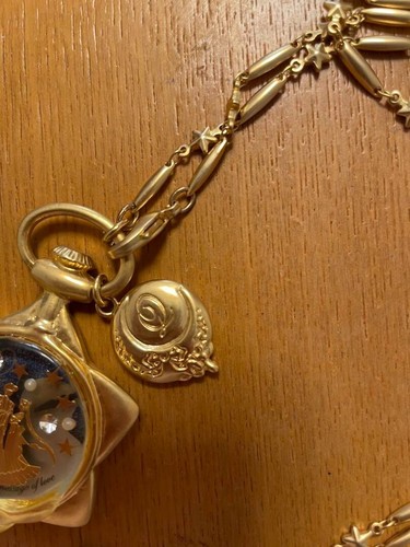 NEW Sailor Moon Q -pot Moon Phase Pocket Watch Necklace Star Locket Japan Anime - Picture 4 of 7
