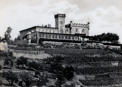 12-498 Ansichtskarte Radebeul  HO-Gaststätte Friedensburg Lößnitz Elbe Sachsen - Bild 1 von 2