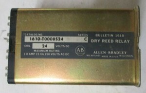 Allen Bradley 1610-T0008S24 Series C Dry Reed Relay 24VDC Coil