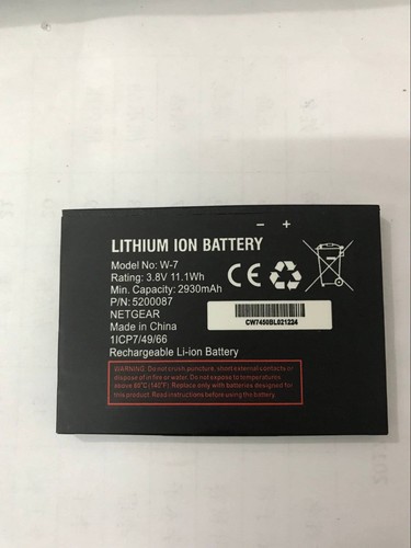 2930mAh NOWY W-7 Zapasowy akumulator do Netgear AirCard 790S 790SP 810S - Zdjęcie 3 z 3