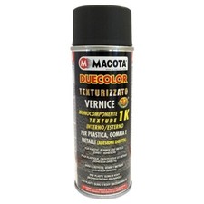 Macota Duecolor Nero Opaco Spray Per Plastica e Gomma Smalto Acrilico 400ML
