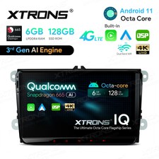 9" Qualcomm AI 8-Core 6G+128GB Autoradio Für VW Golf 5/6 Bora SKODA SEAT LTE 4G